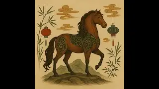 80  Le Cheval, septi&egrave;me signe du zodiaque chinois