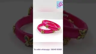 15 + new collections  | party wear silk thread  bangles