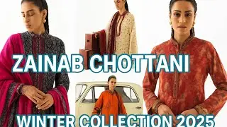 ZAINAB CHOTTANI LUXURY WINTER COLLECTION 2025 #viralvideo #foryou 