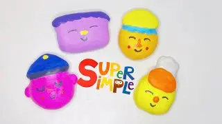 What do you do? 2 | noodle & pals | Super Simple Song | Plaster Clay Cracking #129 