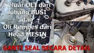 Ganti Seal Ring Busi & Seal Head Mesin, Atasi Oli keluar dari lubang busi dan Head Mesin Baleno 97