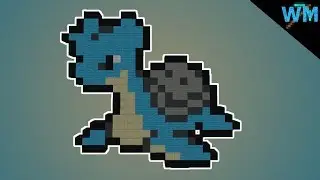 Minecraft Pixel Art - Lapras Mini Sprite