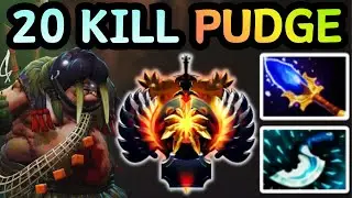 🔥 NEW PATCH 7.40b - MID PUDGE RUN AT THEM GET 20 KILLS | DOTA 2 GAMEPLAY 🔥🔥