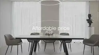 VIENNA: Italian Porcelain Ceramic - Extendable Dining Table