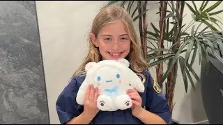 Cinnamoroll Stuffed Animal Plush Toy from Amazon (Kid Review)