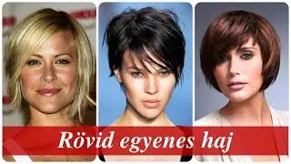 R&ouml;vid egyenes haj