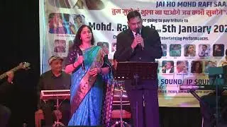 Ravi Prakash and Jaya Sharma Ji  Paying Tribute to Legendary Singer Mohd Rafi on 5th January 2025.