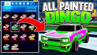 All Painted DINGO Cars On Rocket League!