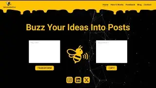 How I Built A Free AI Tool In 1 Month - Social Buzz AI