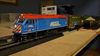 HO Scale Commuter Train Running Session 11/8/25