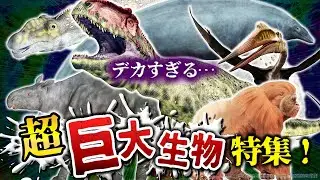 【ゆっくり解説】新発見の史上最大生物も？！　部門別　超巨大古代生物特集！