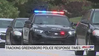 Tracking Greensboro police response times