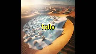 Some Deserts Are Covered in Snow
