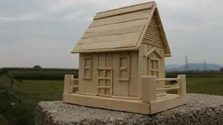 Como fazer uma casa palito de picolé