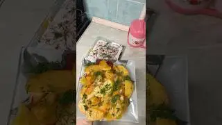 Radish salad with fried potatoes😋 bon appetit #cook #cooking #food #delicious #recipe #shorts