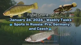 INSANE FAST Weeklies! 🎣| January 26, 2026 Weeklies (Russia Pra, Germany, Czech) Fisher Online 1.0