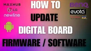 maxhub smart interactive flat panel android kaise update kare / new version & feature digital board