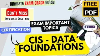 How I Cracked CIS-DF Exam in 6 Hours| CIS - Data Foundations (CMDB and CSDM) Exam Tips & Topics |PDF