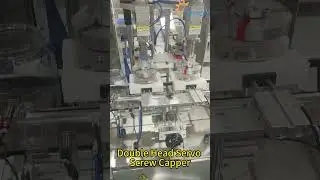 Witness Precision - Dual Head Servo Capping System Delivering Flawless Plastic Jar Seals #shorts