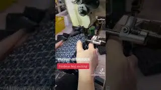 180degree rotary arm leather bag sewing machine #handbag #handbags #leather