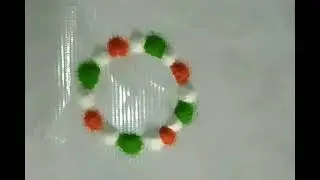 Beautiful colour rangoli easy design #ytviralvideo #video 