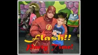 Flash!! Superhero. Sunshine Gardens character visits- Hero City  Leo&rsquo;s 5th Birthday Party