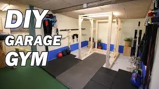 My new DIY garage GYM - Build process and gym tour - DIY Gym