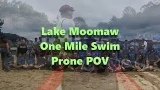 Lake Moomaw One Mile Swim Prone Paddle Board POV August 2, 2025 Virginia Masters Swimming Open Water