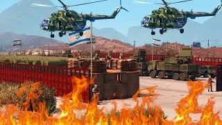 Iran Destroy Israeli Military Camp | Animated Scenes