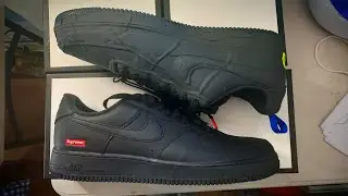 The Nike Air Force 1 Supreme BLACK VS Nike Air Force 1 Experimental BLACK
