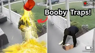 When Package Thieves Instantly Regret Getting Caught By Booby Traps! (INSANE Fights)
