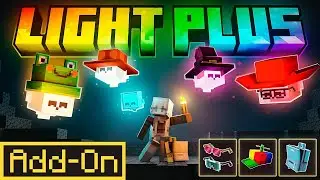 This Minecraft Addon Adds 170+ Custom Lights — LIGHT PLUS Showcase!