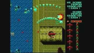 Same! Same! Same! (Fire Shark) Megadrive JP Full First Playthrough [TWITCH REPLAY EN/FR]