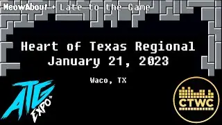 CTWC Heart of Texas Regional at ATG Expo 2023 in Waco TX with MeowAbout + Late to the Game