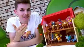 Pat Patrouille disparue! Aventures de jouets au Jardin d'enfants. Vid&eacute;os divertissantes en fran&ccedil;ais.