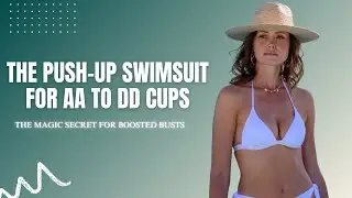 The Envy Push-Up Top Magic | 1&ndash;2 Cup Sizes Bigger Instantly | Voda Swimwear for Small Busts