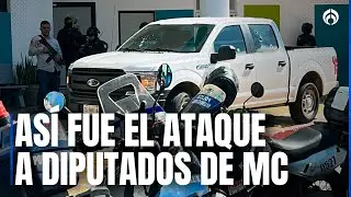 Ataque a balazos a diputados de MC en Culiacán: Sergio Torres y Eli Montoya están delicados