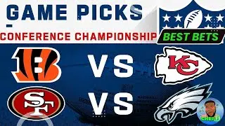 AFC & NFC CHAMPIONSHIP Free Picks & Props | NFL Football Playoff Predictions | CHEF D | BEST BETS