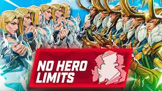 I Played The New *NO HERO LIMITS* Gamemode in Marvel Rivals!