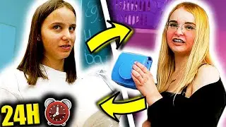24 Stunden ZIMMER TAUSCHEN mit Schwester !🏠 Teil 2 - Celina