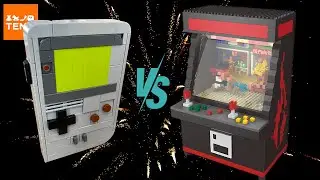TEMU Micro block Street Fighter Arcade vs Gameboy - Unboxing and Review