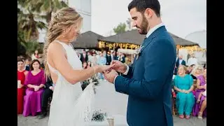 Boda en la Playa en Candado Beach Málaga Laura y Pablo