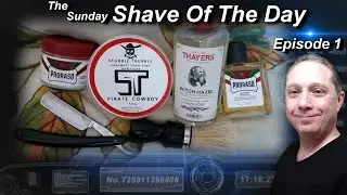 Magnetic Silver Steel Straight Razor Shave, The Sunday Shave Of The Day Ep1, Stubble Trubble, #SOTD