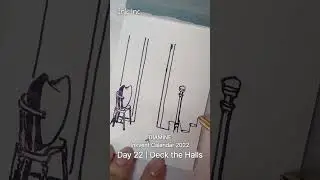 Diamine 2022 Inkvent Calendar - Day 22 | Deck the Halls