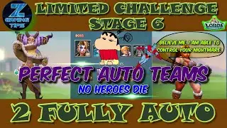 Dream Witch🧙&zwj;♀️ Limited Challenge Stage 6 (2 Perfect Auto) Part 2 | Saving Dreams | Lords Mobile