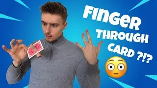 Finger Through Card (Visual Magic Trick - Close Up)