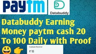 Databuddy Money Earning App #With Proof||PaytmMoneyEarning||Games Money Earning App|Money Tech|Tamil
