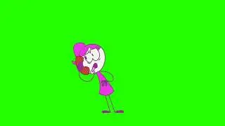 Pencilmation - Pencilmiss poses (original/emo version) green screen (part 3)
