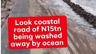 Is The Ocean FIGHTING BACK? Lagos-Calabar Highway's Shocking New Problem #nigeria #lagos #trending 