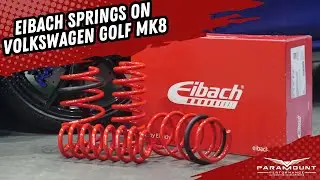 Eibach Springs on Volkswagen Golf Mark 8 | Paramount Performance #vwgolfr #vwgolf